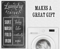 Laundry Schedule - Canvas