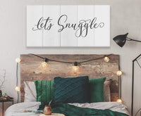 Let's Snuggle - Canvas