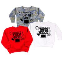 Leveling Up To (Choose Your Grade) - Child Sweater