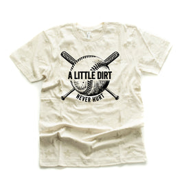 Baseball - A Little Dirt Never Hurt - Unisex STAR Tee