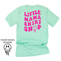 Little Mama Shirt Shop® MELTY Logo w/ Smiley Pocket - Unisex Tee
