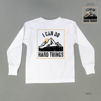 I Can Do Hard Things (pf & b) - Child Long Sleeve Tee