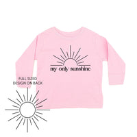 My Only Sunshine w/ Full Sun on Back - Child Long Sleeve Tee