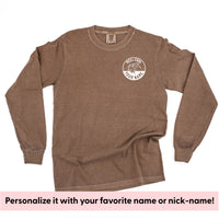Reel Cool (CUSTOM NAME) pocket size - Personalize It! - LONG SLEEVE Comfort Colors Tee
