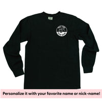 Reel Cool (CUSTOM NAME) pocket size - Personalize It! - LONG SLEEVE Comfort Colors Tee