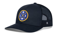 Los Angeles Football Trucker Hat  |  Dark Blue LA X Snapback