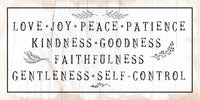 Love Joy Peace - Canvas