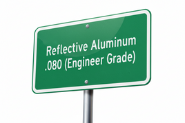 Reflective Aluminum .080 (Engineer Grade)