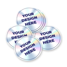 Holographic Stickers - Rounded Square Stickers