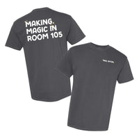 Making Magic in Room (Custom Name & Number) - Comfort Colors Tee