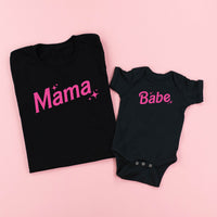 Mama + Babe (Barbie Party) - Set of 2 Tees