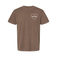 Mama (Heart Around) - Comfort Colors Tee