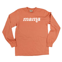 LONG SLEEVE COMFORT COLORS TEE w/ Puff Print MAMA