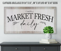 Market Fresh Daily - Canvas