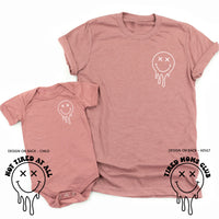 Tired Moms Club / Not Tired At All - (w/ Melty X) - Set of 2 Matching Shirts