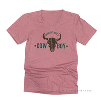 Should've Been a Cowboy - Distressed Design - Unisex Tee