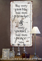May Every Sunrise - Canvas