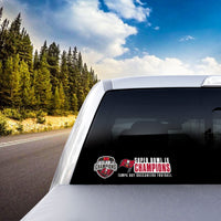 FANMATS 30763 Tampa Bay Buccaneers 2021 Super Bowl LV Champions 2 Piece Team Slogan Decal Sticker Set