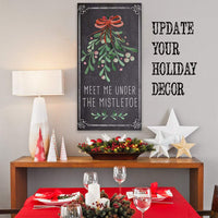 Meet Me Under The Mistletoe - Canvas