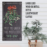 Meet Me Under The Mistletoe - Canvas