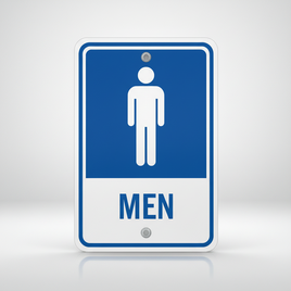 Men Restroom Sign