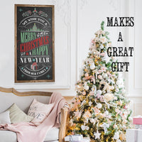 Merry Christmas & A Happy New Year - Canvas