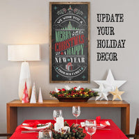 Merry Christmas & A Happy New Year - Canvas