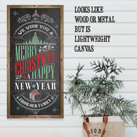 Merry Christmas & A Happy New Year - Canvas