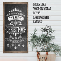 Merry Christmas Happy New Year - Canvas