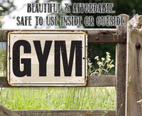 Gym - Metal Sign