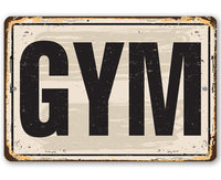 Gym - Metal Sign