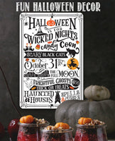 Halloween Is For - Metal Sign