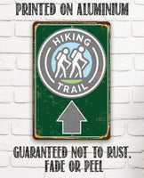Hiking Trail - Metal Sign