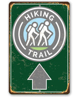 Hiking Trail - Metal Sign