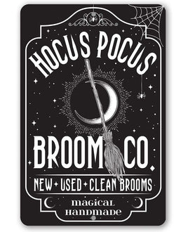 Hocus Pocus Broom Co - Metal Sign