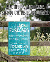 Lake Forecast - Metal Sign