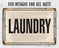 Laundry - Metal Sign