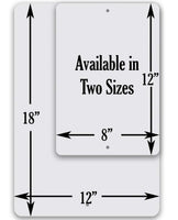 Pool Rules - Metal Sign
