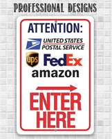 Postal Sign - Metal Sign