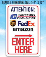 Postal Sign - Metal Sign