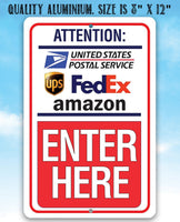 Postal Sign - Metal Sign