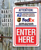 Postal Sign - Metal Sign