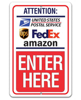 Postal Sign - Metal Sign