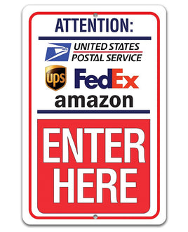 Postal Sign - Metal Sign