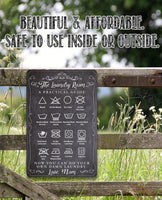 The Laundry Room A Practical Guide - Metal Sign