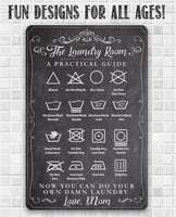 The Laundry Room A Practical Guide - Metal Sign