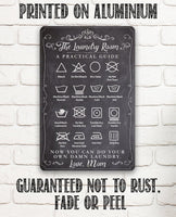 The Laundry Room A Practical Guide - Metal Sign