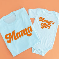 Retro Mama + Mama's Girl - Set of 2 Shirts