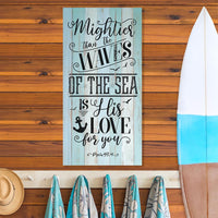 Mightier Than The Waves - Canvas