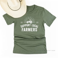 Support Local Farmers - Distressed Design - Unisex Tee